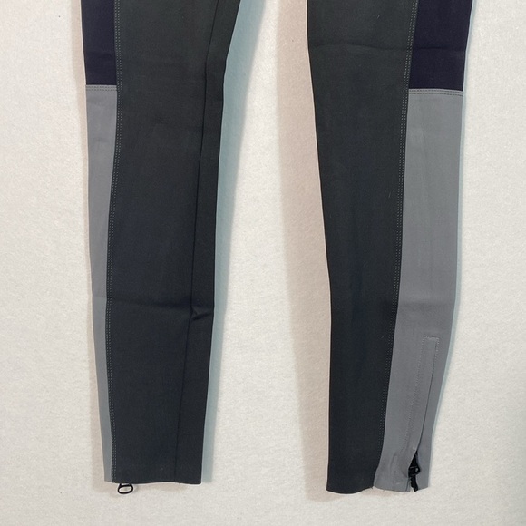 James Perse Y/OSEMITE Scuba Black and Gray Zippered Leggings size 1 small - Picture 3 of 15